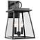 Z-Lite Broughton 17 1/2"H Black 2-Light Outdoor Wall Light