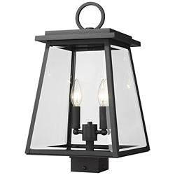 Z-Lite Broughton 18 1/2" High 2-Light Outdoor Post Mount Light Fixture