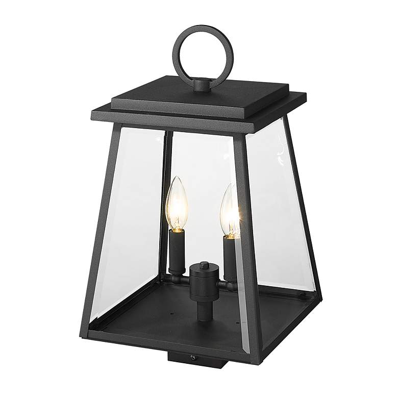 Image 3 Z-Lite Broughton 18 1/2" High 2-Light Outdoor Post Mount Light Fixture more views