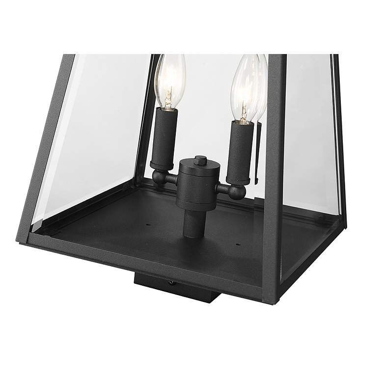 Image 4 Z-Lite Broughton 18 1/2" High 2-Light Outdoor Post Mount Light Fixture more views