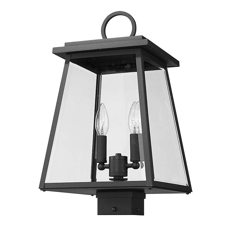Image 5 Z-Lite Broughton 18 1/2" High 2-Light Outdoor Post Mount Light Fixture more views