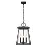 6_Z-Lite Broughton 19 1/2" High Black Outdoor Hanging Light more views