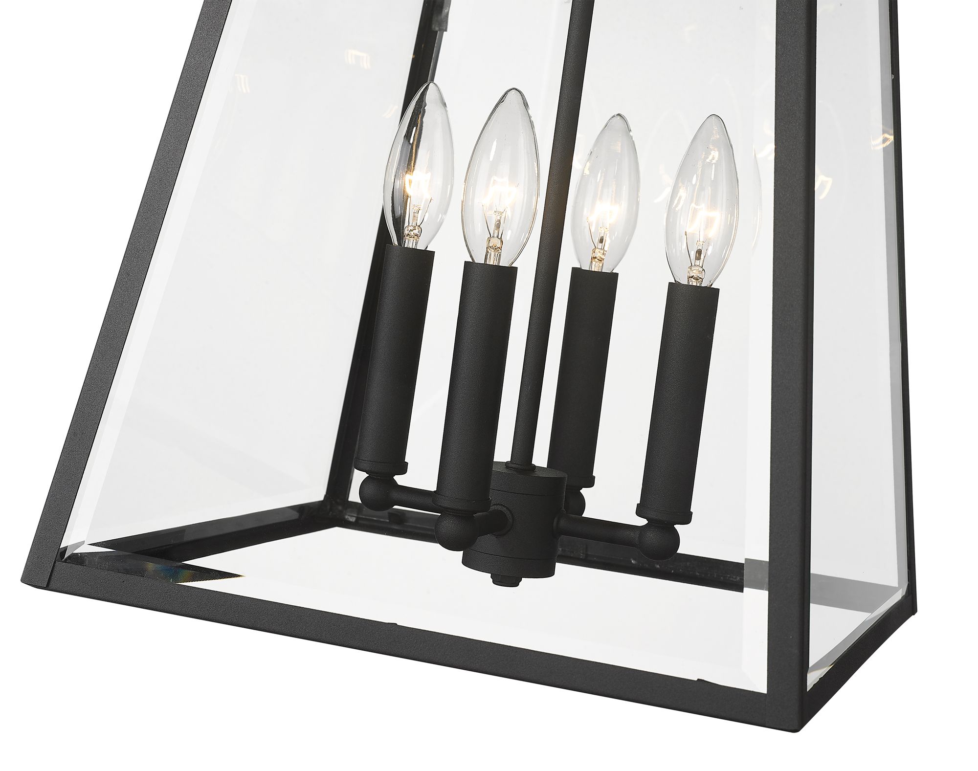 Z-Lite Broughton 19 1/2" High Black Outdoor Hanging Light in scene