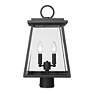 2_Z-Lite Broughton 19 1/4" High Black 2-Light Outdoor Post Light more views
