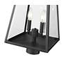 4_Z-Lite Broughton 19 1/4" High Black 2-Light Outdoor Post Light more views