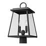 5_Z-Lite Broughton 19 1/4" High Black 2-Light Outdoor Post Light more views
