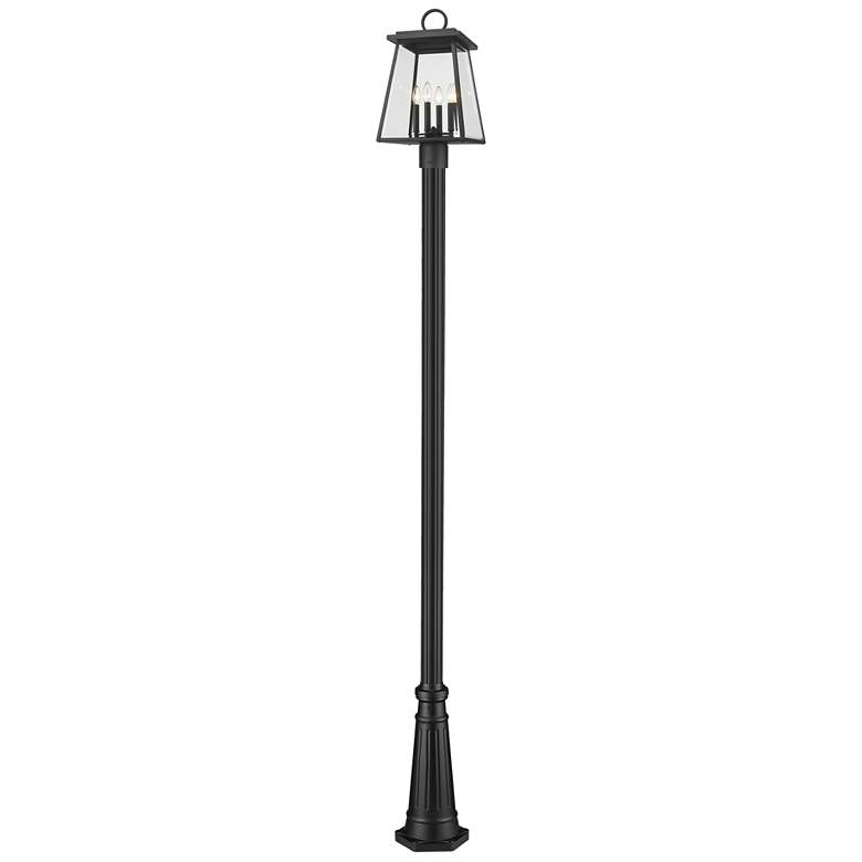 Image 1 Z-Lite Broughton 21 3/4" High 4-Light Outdoor Post Mount Light
