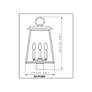 2_Z-Lite Broughton 22 1/2" High Black 4-Light Outdoor Post Light more views