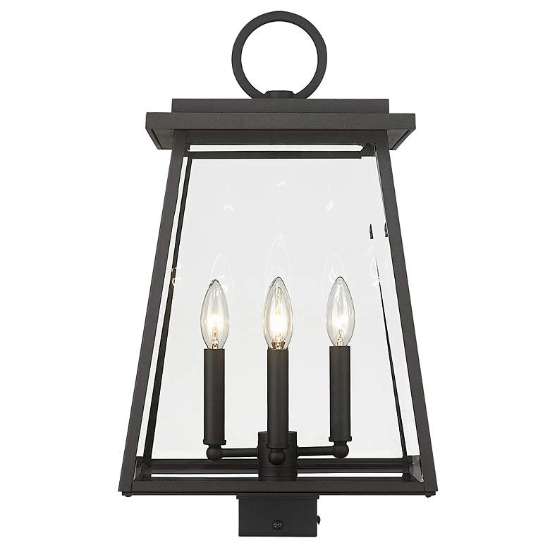 Image 2 Z-Lite Broughton 22" High 4-Light Outdoor Post Mount Fixture more views