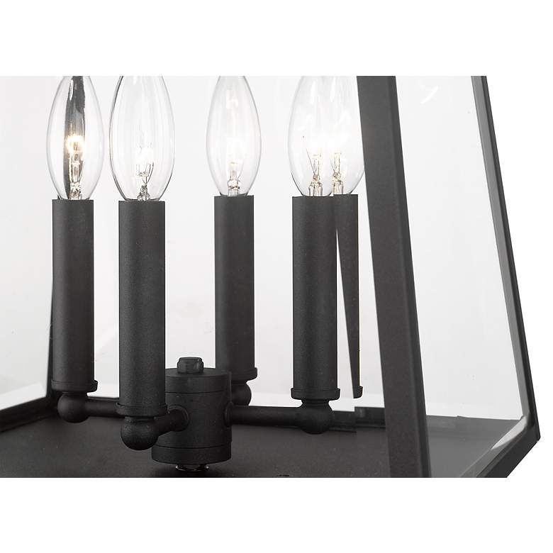 Image 4 Z-Lite Broughton 22" High 4-Light Outdoor Post Mount Fixture more views