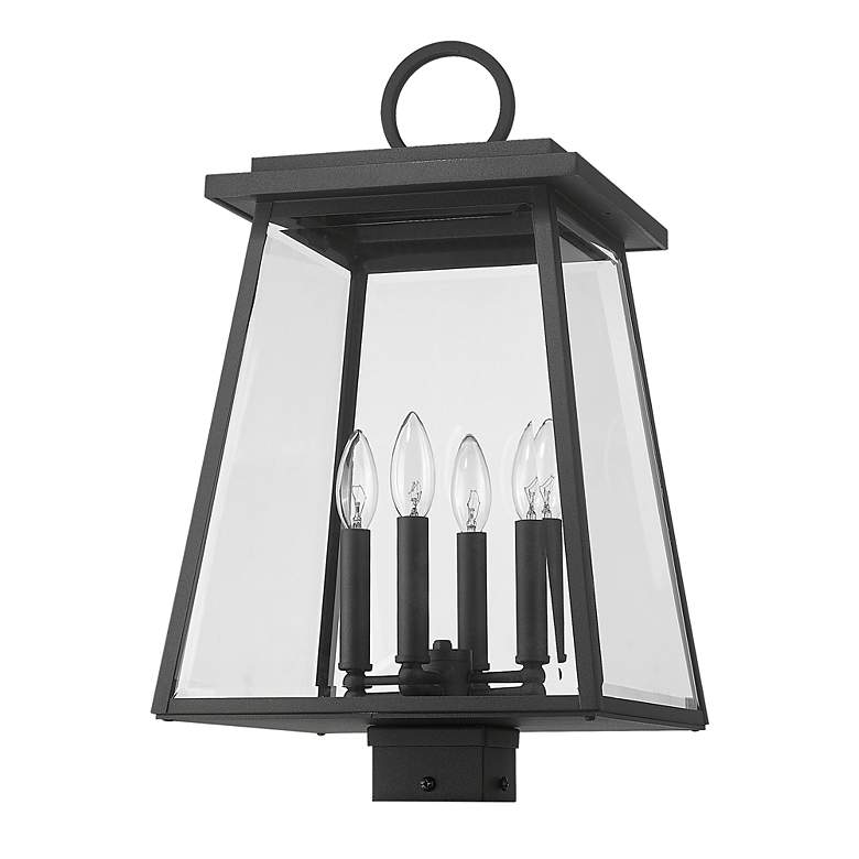 Image 5 Z-Lite Broughton 22" High 4-Light Outdoor Post Mount Fixture more views