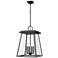 Z-Lite Broughton 23 3/4" High Black Outdoor Hanging Light