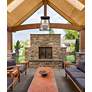5_Z-Lite Broughton 23 3/4" High Black Outdoor Hanging Light more views