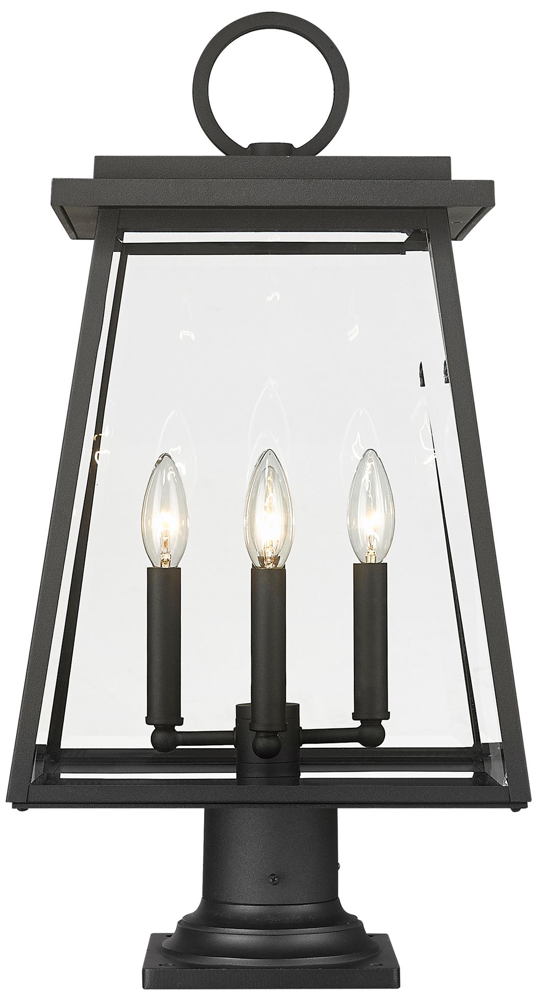 Image 4 Z-Lite Broughton 24 1/2" High 4-Light Outdoor Pier Mount Fixture more views