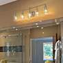 5_Z-Lite Bryant 40 1/2" Wide Brushed Nickel 5-Light Bath Light more views