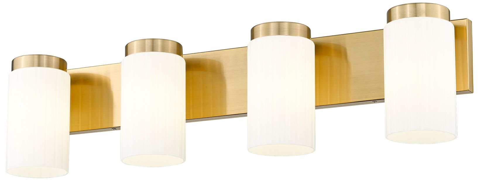 Image 4 Z-Lite Burk 30" Wide Luxe Gold 4-Light Vanity Bath Light more views