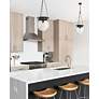 4_Z-Lite Calhoun 13" Wide Matte Black Globe Pendant Light more views