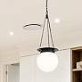1_Z-Lite Calhoun 13" Wide Matte Black Pendant Light