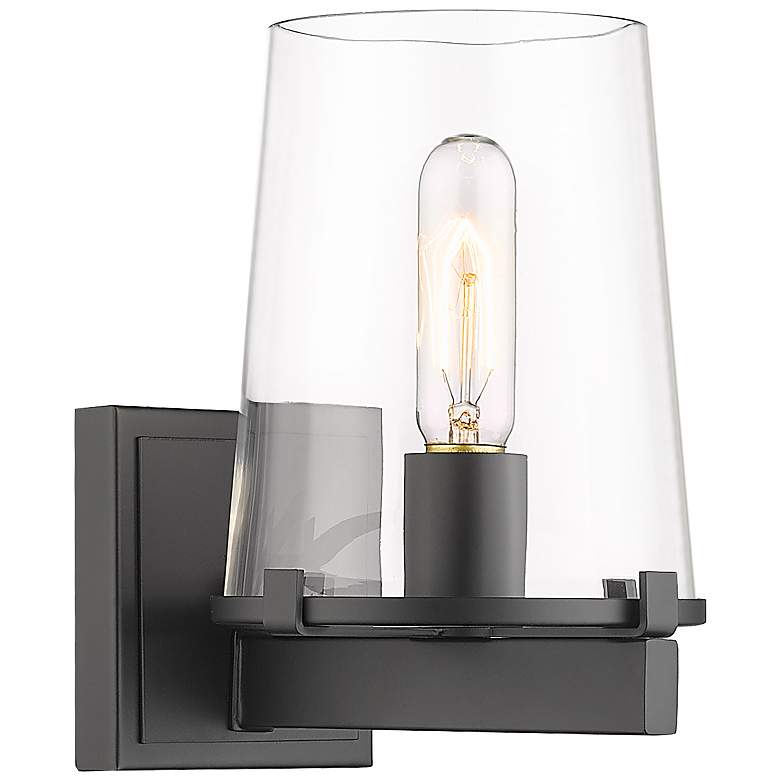 Image 1 Z-Lite Callista 1 Light Vanity in Matte Black