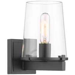 Z-Lite Callista 1 Light Vanity in Matte Black