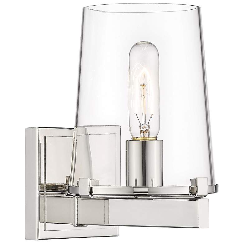 Image 1 Z-Lite Callista 1 Light Vanity in Polished Nickel