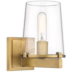 Z-Lite Callista 1 Light Vanity in Rubbed Brass