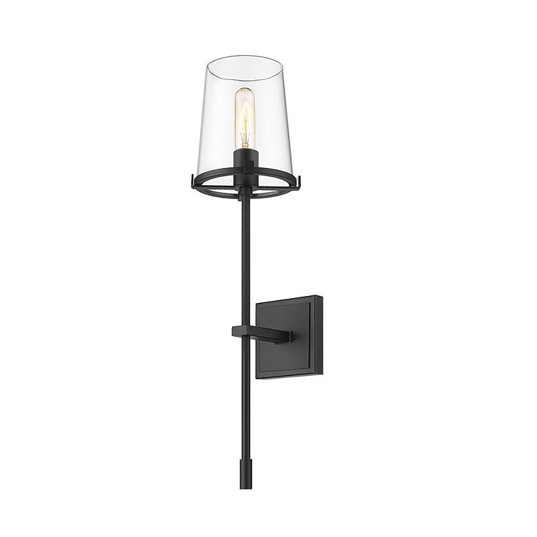 Image 6 Z-Lite Callista 1 Light Wall Sconce in Matte Black more views