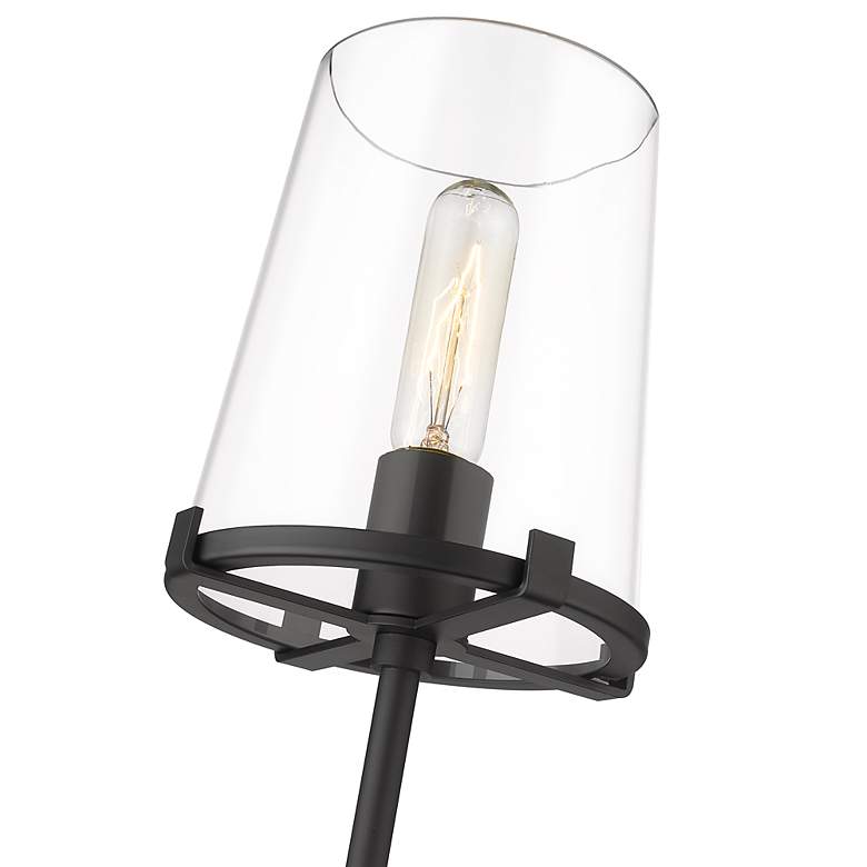 Image 7 Z-Lite Callista 1 Light Wall Sconce in Matte Black more views