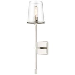 Z-Lite Callista 1 Light Wall Sconce in Polished Nickel