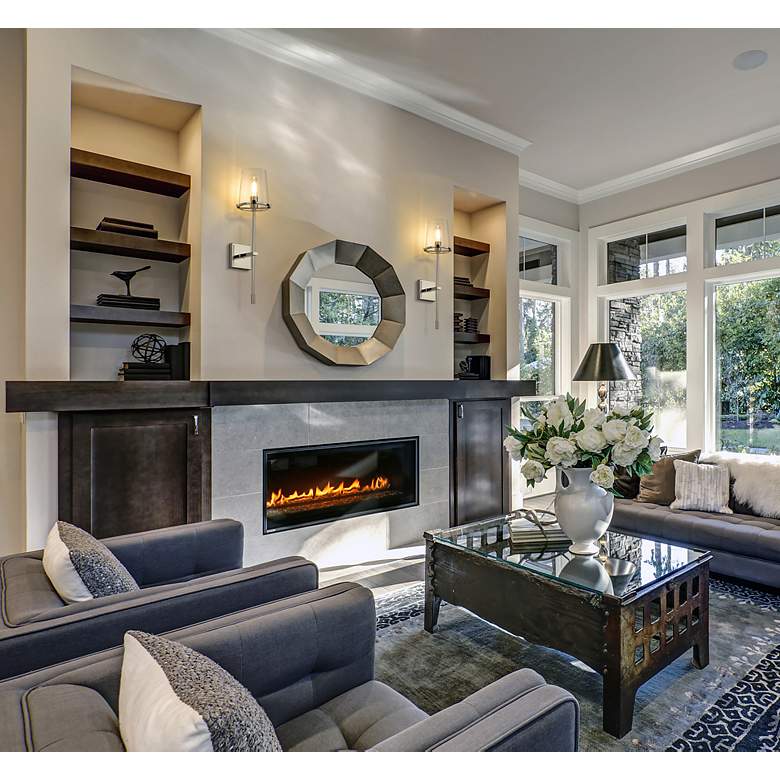 Image 3 Z-Lite Callista 1 Light Wall Sconce in Polished Nickel more views