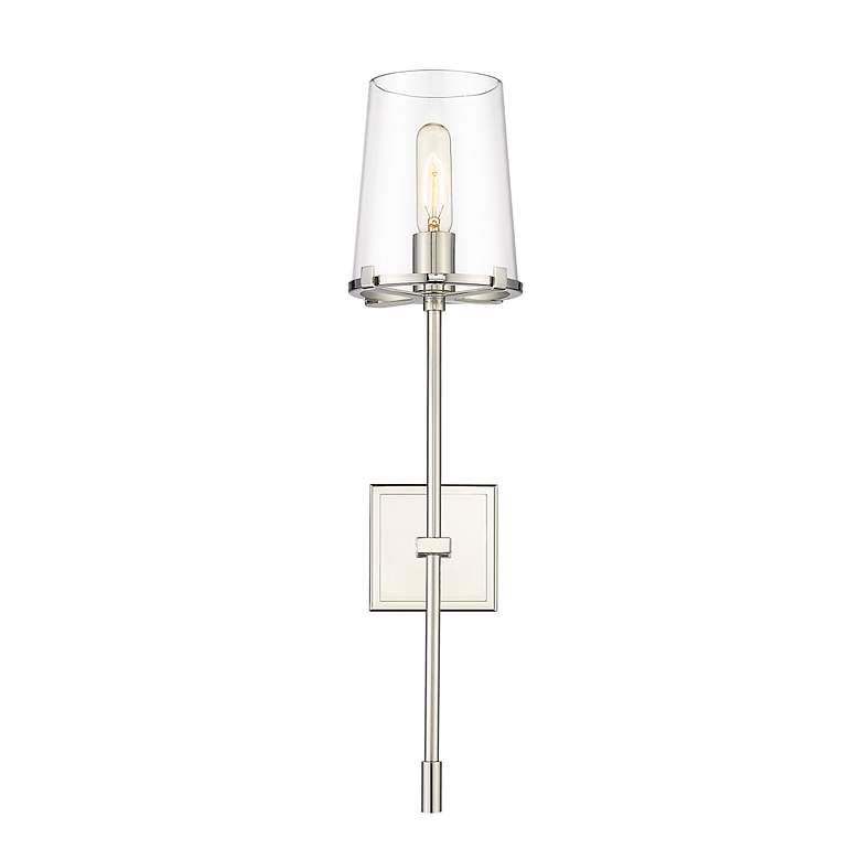 Image 5 Z-Lite Callista 1 Light Wall Sconce in Polished Nickel more views