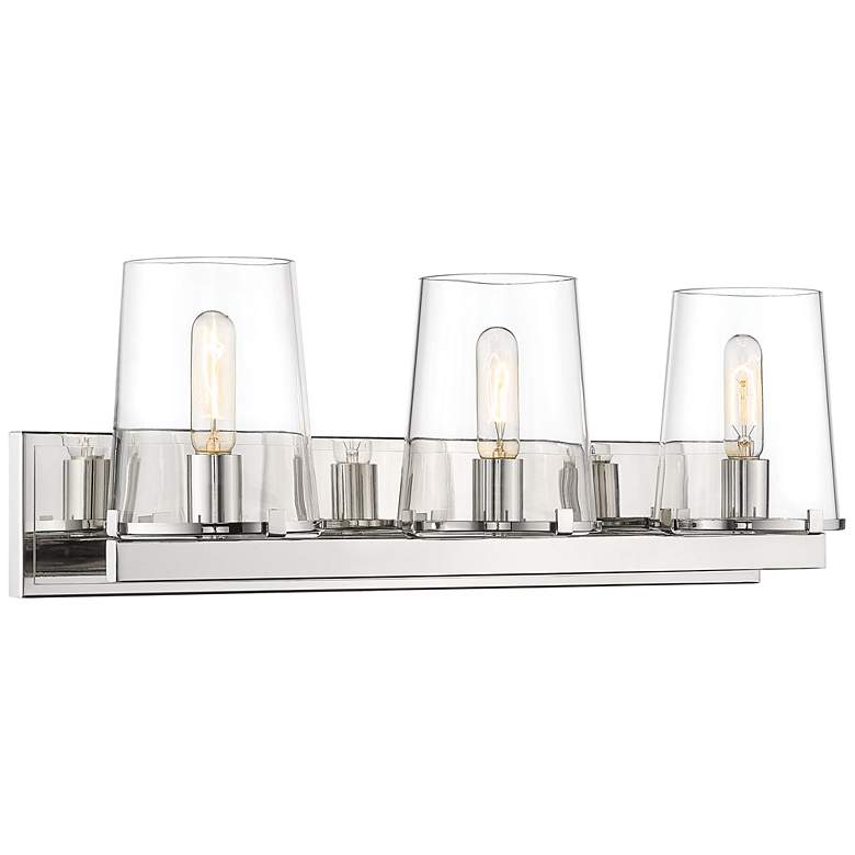 Image 1 Z-Lite Callista 3 Light Vanity in Polished Nickel