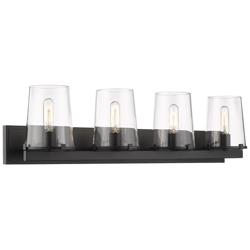 Z-Lite Callista 4 Light Vanity in Matte Black