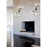 4_Z-Lite Calumet 2 Light Wall Sconce in Mate Black + Polished Nickel more views