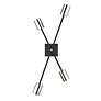 5_Z-Lite Calumet 2 Light Wall Sconce in Mate Black + Polished Nickel more views