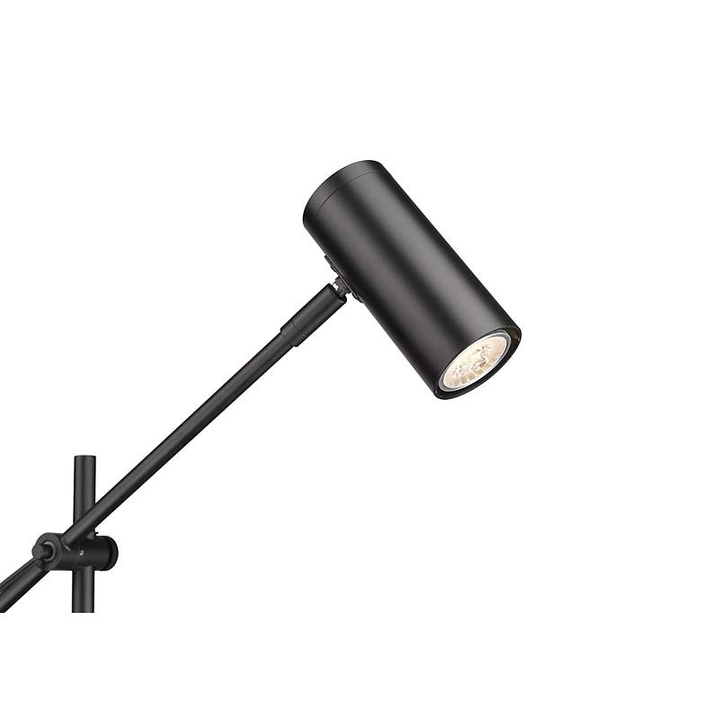 Image 7 Z-Lite Calumet 48 1/2" High Adjustable Matte Black Modern Floor Lamp more views