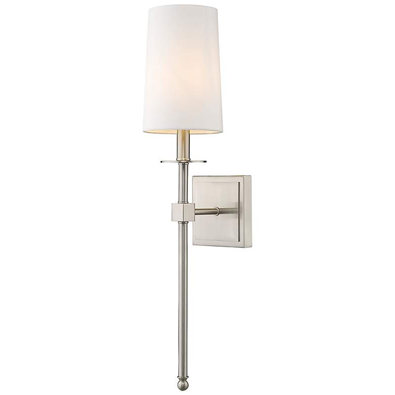 Image 4 Z-Lite Camila 26" High Brushed Nickel Modern Wall Sconce more views