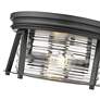 7_Z-Lite Cape Harbor 12"W Matte Black 2-Light Ceiling Light more views