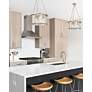 3_Z-Lite Cape Harbor 18" Wide Brushed Nickel 3-Light Pendant more views