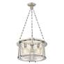5_Z-Lite Cape Harbor 18" Wide Brushed Nickel 3-Light Pendant more views