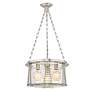 6_Z-Lite Cape Harbor 18" Wide Brushed Nickel 3-Light Pendant more views