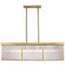 2_Z-Lite Carnaby 42 1/4" Wide Gold 10-Light Rectangular Modern Pendant