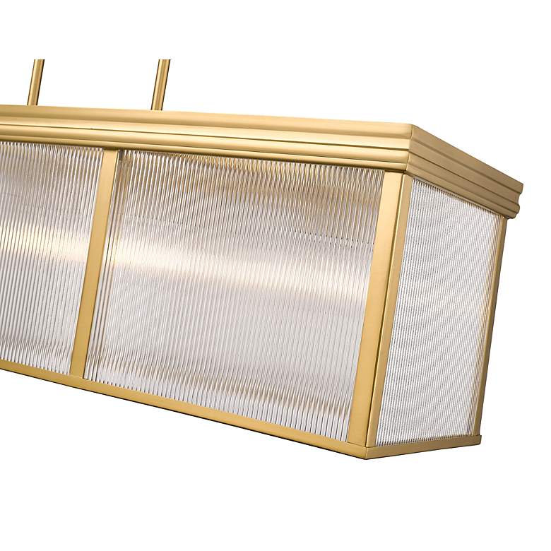 Image 7 Z-Lite Carnaby 42 1/4" Wide Gold 10-Light Rectangular Modern Pendant more views