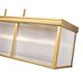 7_Z-Lite Carnaby 42 1/4" Wide Gold 10-Light Rectangular Modern Pendant more views