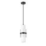 7_Z-Lite Cayden 6 1/2" Wide Matte Black Cylinder Mini Pendant more views