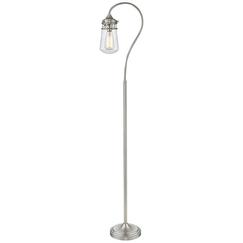 Image 1 Z-Lite Celeste 58 1/4" High Hook Arm Brushed Nickel Floor Lamp