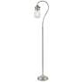 1_Z-Lite Celeste 58 1/4" High Hook Arm Brushed Nickel Floor Lamp