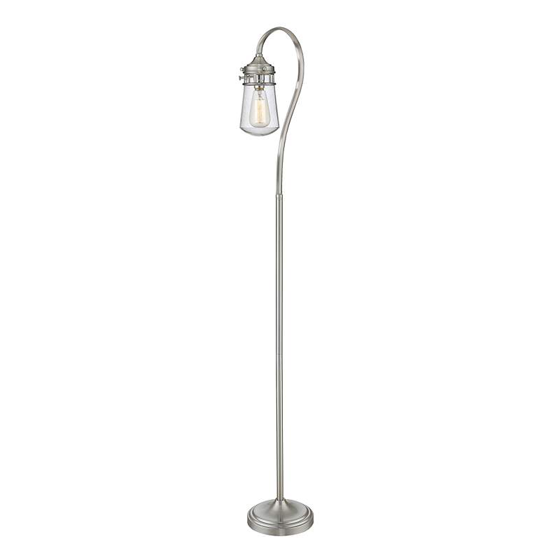 Image 5 Z-Lite Celeste 58 1/4" High Hook Arm Brushed Nickel Floor Lamp more views