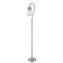 5_Z-Lite Celeste 58 1/4" High Hook Arm Brushed Nickel Floor Lamp more views