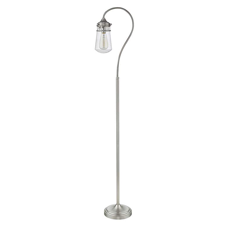 Image 6 Z-Lite Celeste 58 1/4" High Hook Arm Brushed Nickel Floor Lamp more views